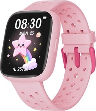 Kids Smart Watch Girls 5-12, Fitness Tracker, Games Parental Control, Waterproof