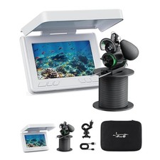 220 Ultra-Wide Angle Underwater Fishing Camera with 4.3 HD Monitor IR Nig...