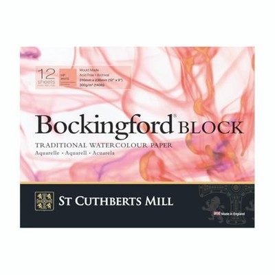 Bockingford Watercolor Paper Block, 31x23cm