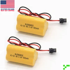 2x - 3.6V 900mAh AA NiCd Exit Sign Emergency Light Battery Pack ELB-B001 EU2C M6