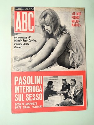 ABC 29 December 1963 Pasolini-Mandy Rice Davies-Jack Lemmon-Trieste-Caracas
