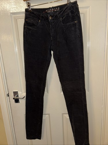 26 graue Samt Skinny, Mid Rise Richmond Jeans von Jigsaw - Bild 1 von 6