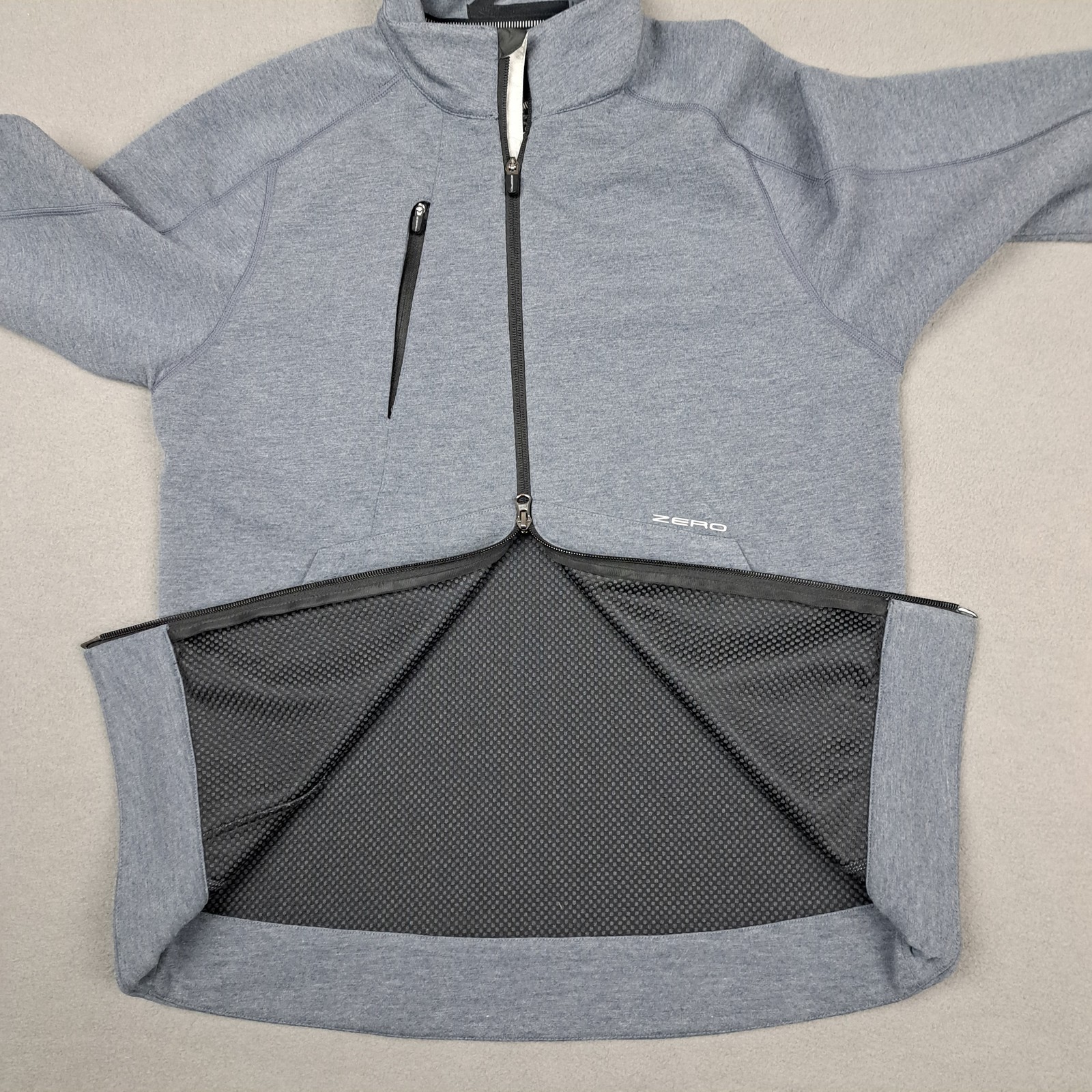 Zero Restriction Jacket Mens Small Gray Full Zip … - image 6