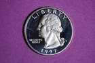 ESTATE FIND 1997 S PROOF SILVER WASHINGTON QUARTER #K58778