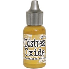 Tim Holtz Distress Oxide Reinker Fossilized Amber Yellow 2.5cm Bottle