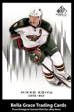 2013-14 Upper Deck SP Game Used Mikko Koivu #53 Minnesota Wild NHL Hockey 