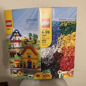 LEGO 10664 Creative Tower - XXL CARDBOARD BOX & PLASTIC LID ONLY