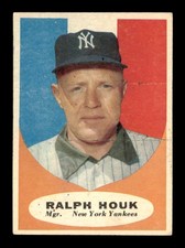 1961 Topps #133 Ralph Houk MG VGEX X3704582
