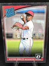 2018 Panini Donruss Optic - Rated Rookie Victor Robles #42 Ball Behind Head (RC)