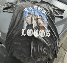 Grey Vatos Locos Shirt Size Large