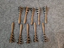 Apex Darts Turkey Feather Official No 2 Steel Tips Norristown Penn, Set of 10