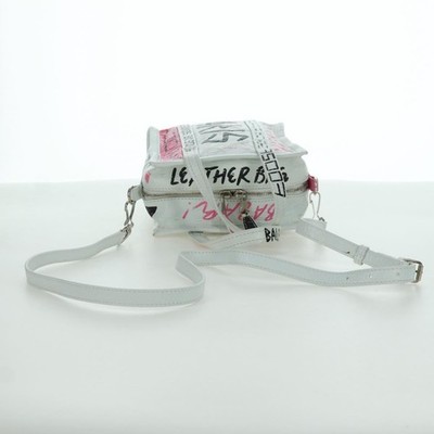 BALENCIAGA Graffiti Bazaar Shopper XXS Bag Leather 2way 513988