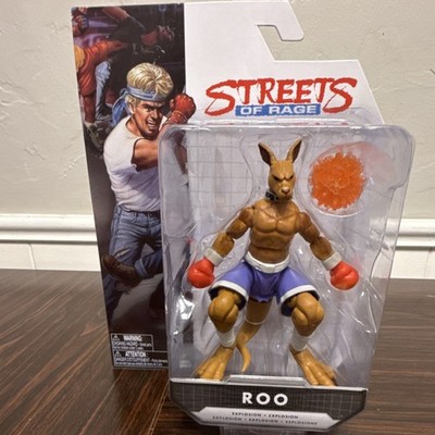 JAKKS Pacific Streets of Rage Roo Action Figure Explosion Effect 24 Articulation