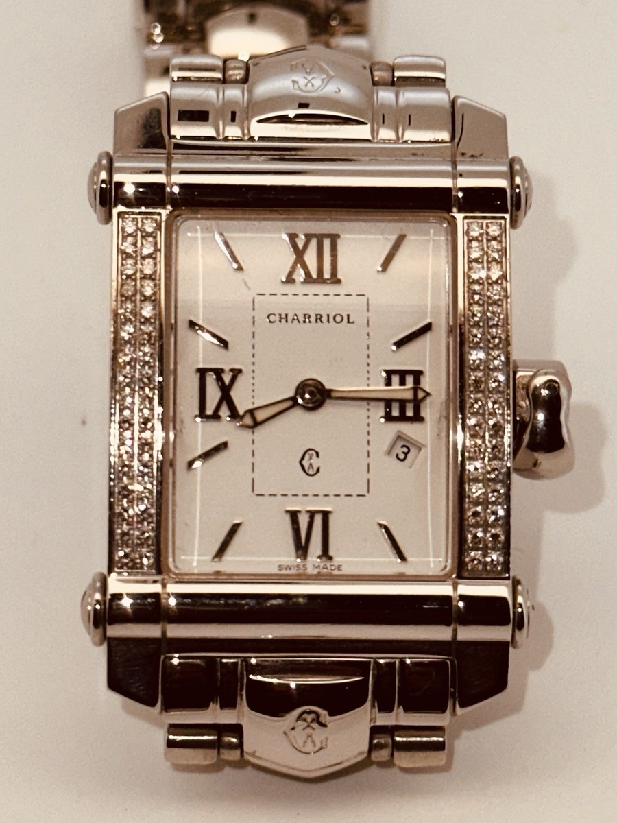 Philippe Charriol Colvmbvs Steel MOP & Diamond Ladies Quartz Watch