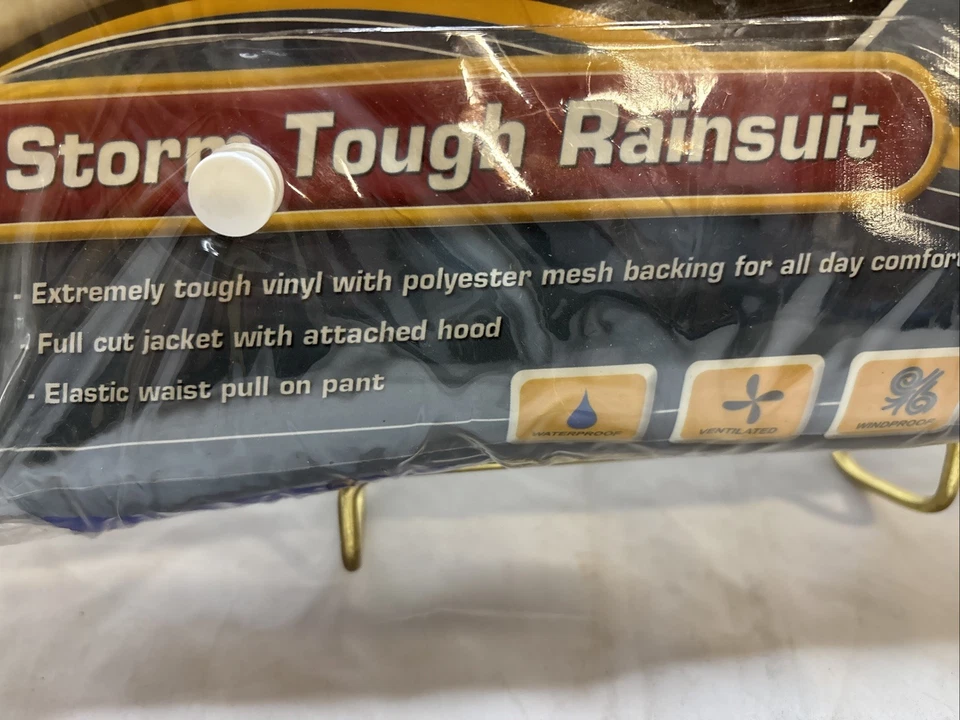 Stearns Storm Tough Rainsuit Size XL/2X NEW Waterproof Ventilated Windproof Mens - Image 3 of 4