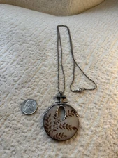 Handmade Tibetan Silver 925 Om Mani Padme Hum Pendant Necklace – Buddhist Amulet