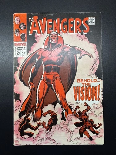 Avengers #57 (1968) - KEY, FIRST APP VISION! NR!
