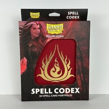 Dragon Shield Spell Codex Binder 160 Spell Card Portfolio Blood Red New