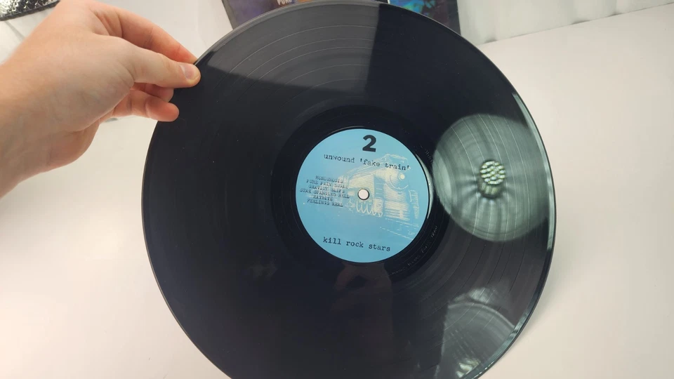 Unwound – Fake Train LP 1st US Press 1993 KILL ROCK STARS No Insert Read - Image 4 of 4