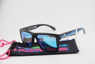 NEW HEATWAVE ANSI Z80.3 VSA5.4Z87 BLACK WHITE BLUE AUTHENTIC