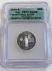 1999 S Pennsylvania Proof Quarter Silver Coin ICG PR70 DCAM