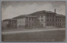 School of Applied Science Carnegie Tech Pittsburgh Pennsylvania postcard F1