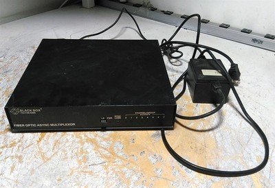 Power Tested Only Black Box MX512A-ST Fiber Optic Async Multiplexor See DESC