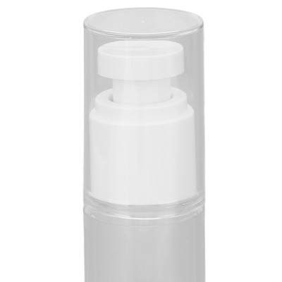 6Pcs Cosmetic Bottles Plastic Press Type Vacuum Transparent Refillable Conta URS