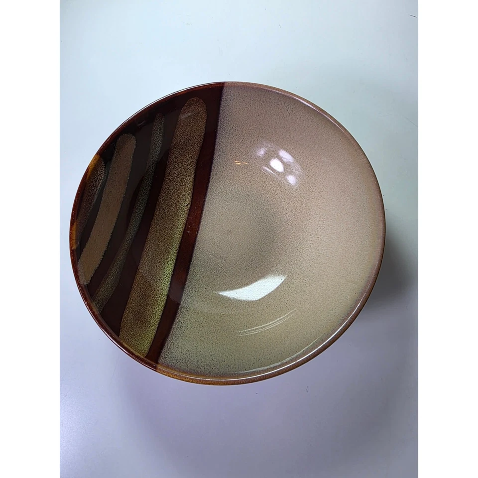 Juego de 4 cuencos de cereales sopa ensalada marrón 4722 Sango Avanti 7 3/4" beige azul Foto 3 de 4