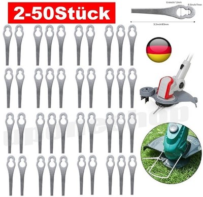 50x Ersatz Metall Messer Klingen für Einhell Akku Rasentrimmer GE-CT 18 Li