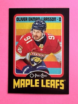 2024/25 O Pee Chee #329 Oliver Ekman-Larsson Floridia Panthers Retro /100 Card