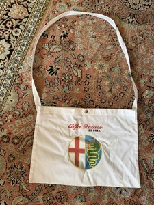 Alfa Romeo Cycling Cotton Team Musette Bag