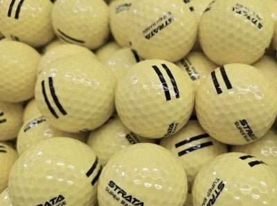 100 Yellow and White Gently Used and All Hand Cleaned Range Balls