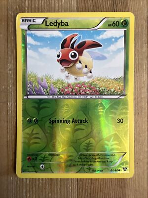 Pokémon TCG Ledyba XY 6/146 Reverse Holo Common MP