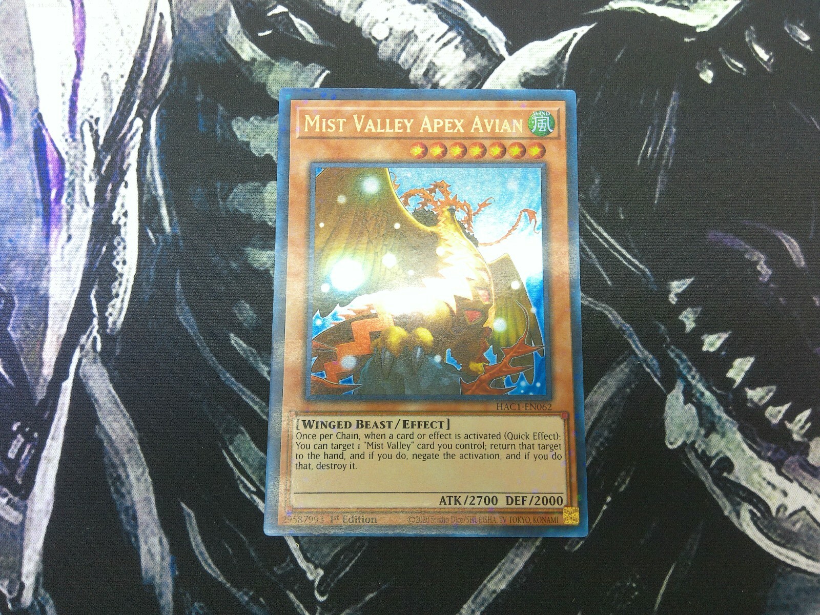 Yugiohx1 Mist Valley Apex Avian Duel Terminal Ultra HAC1EN062 MINT