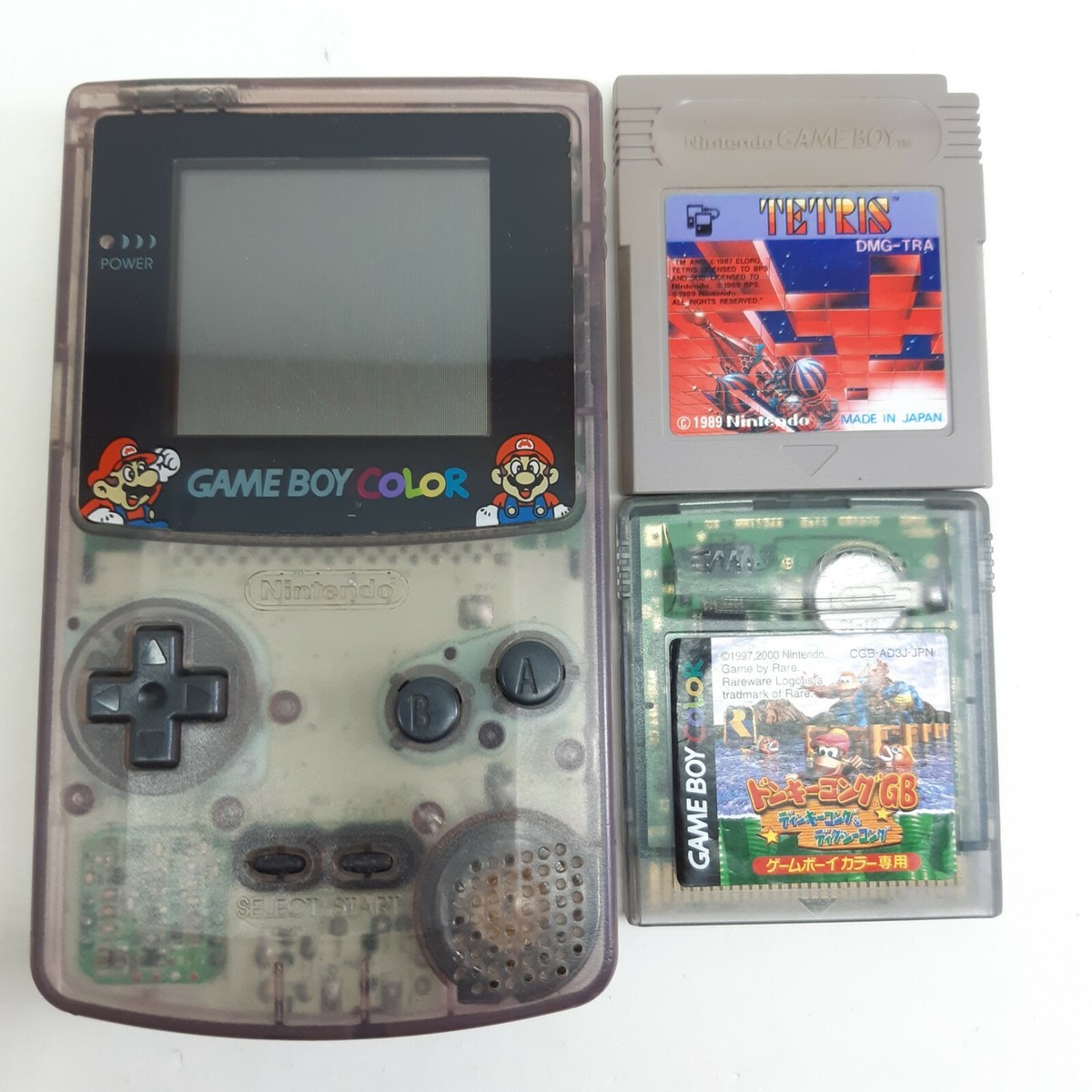 Game Boy Color Purple Clear JUSCO Limited Mario Edtion Japan