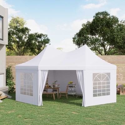 Large Outdoor Party & Wedding Tent w/ Column-Less Space & Weather Resistance