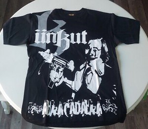 T-shirt Unkut Rare 'Garde La Pêche' Taille XL - Occasion Très Bon état, Couleur Noir