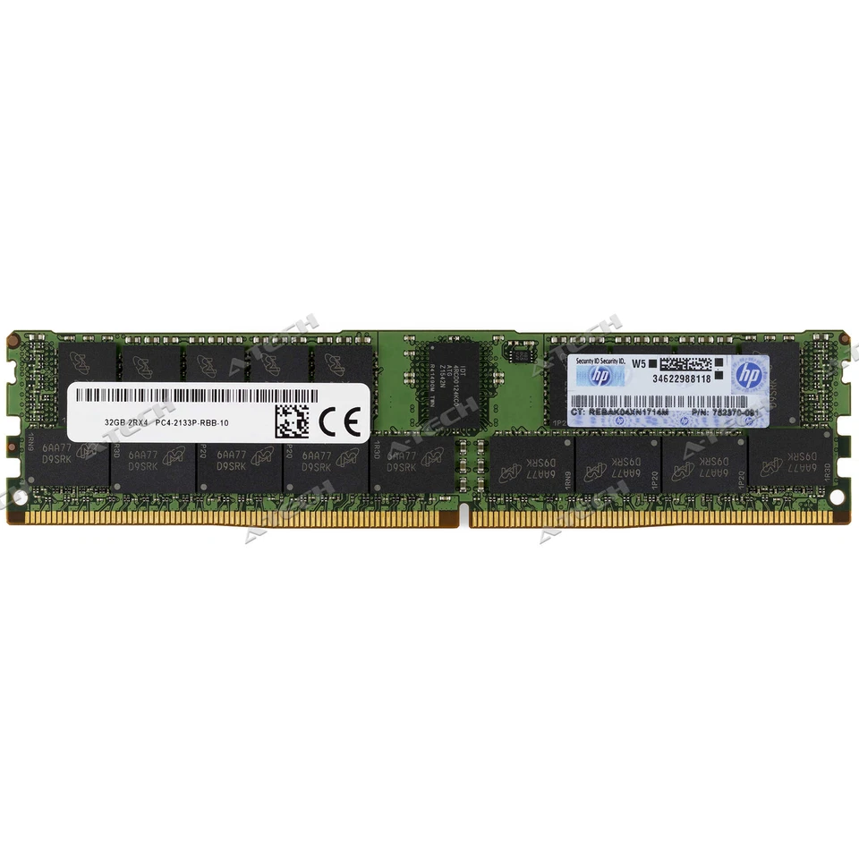 Memoria RAM de servidor HP 32GB DDR4 RDIMM 728629-B21 774175-001 752370-091 728629-S21