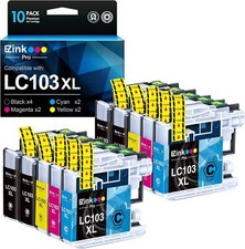 E-Z Ink Pro LC103 LC103XL Compatible Ink Cartridge Replacement for Brother LC...