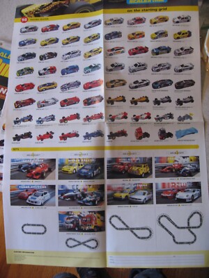 Tri-ang Scalextric 1988 Racing Season Poster - 24'' x 16'' Folded