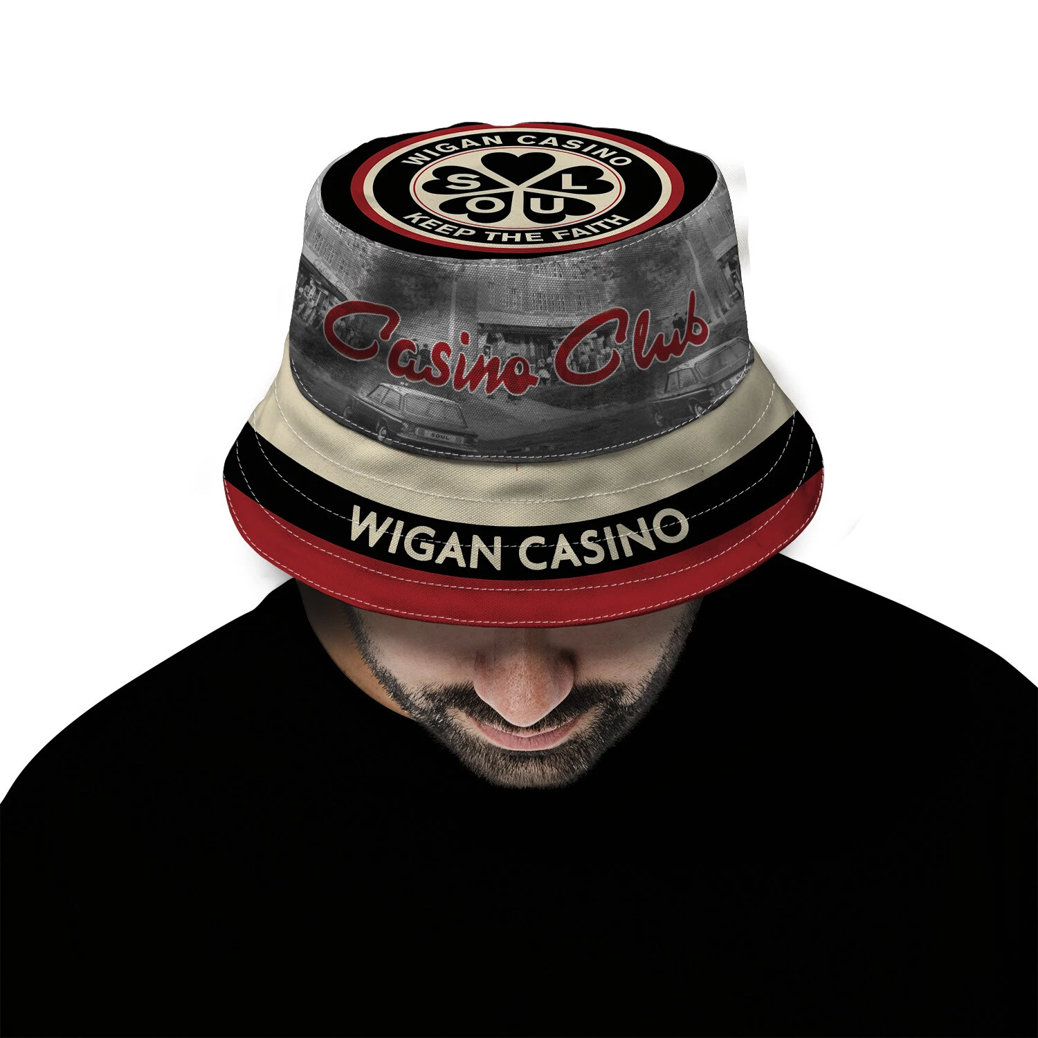 Wigan Casino - Bucket Hat Fashion Sun Cap Packable Outdoor Fisherman Hat Unisex
Opens in a new windo