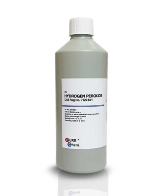 TRADE CHEMICALS Hydrogen Peroxide 6% 500ml HP H202 20 Vols