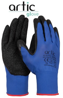 NEU: EASY GRIP von artic  Arbeitshandschuh Schrumpf-Latex Handschuh blau 