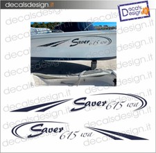 Adesivi imbarcazione barca saver 615 wa