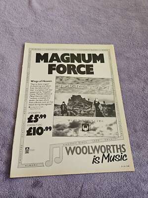 FPOT366 MAGAZINE ADVERT 12X9'' MAGNUM : WINGS OF HEAVEN