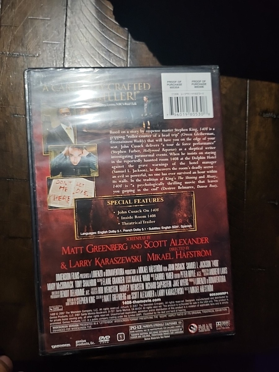 1408 (DVD, 2007) 796019805308| eBay