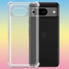 High Grade Shock Absorbing Soft Slim TPU Protective Back Case fit Google Pixel 8