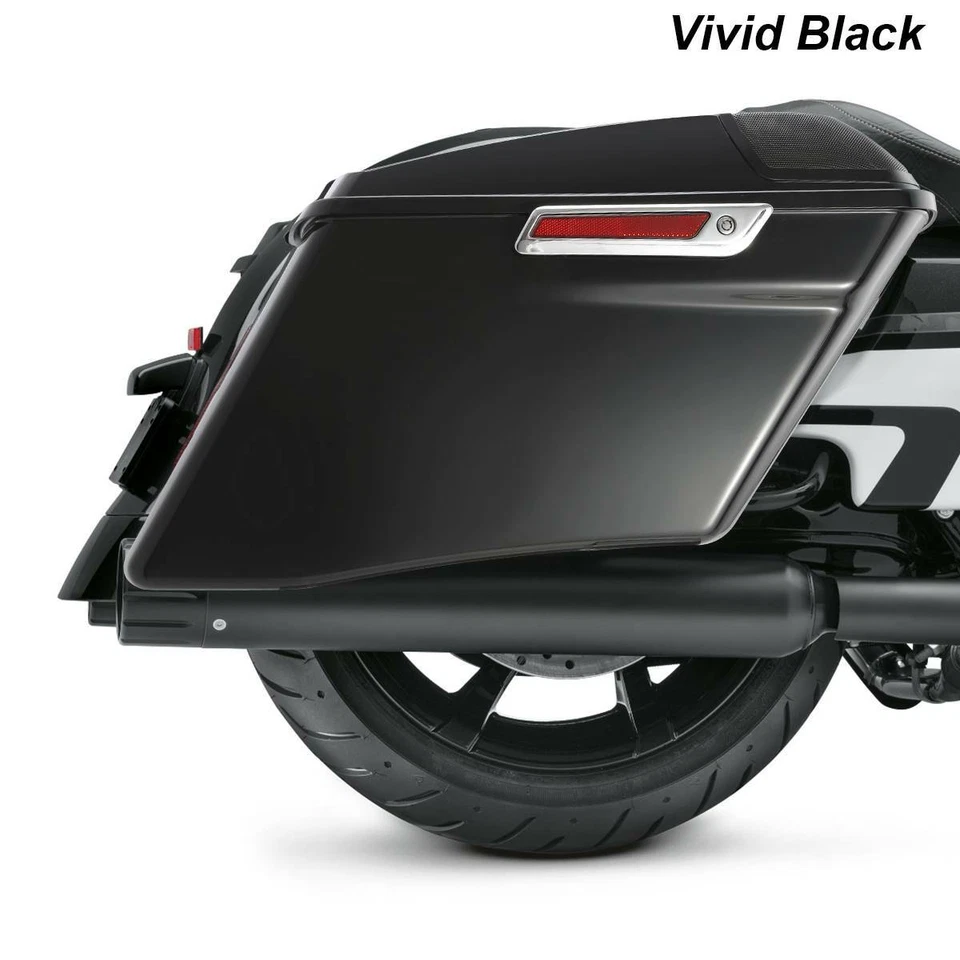 Alforjes rígidos estendidos estendidos 4" adequados para Harley Touring CVO Glide 2014-2024 - Imagem 2 de 4