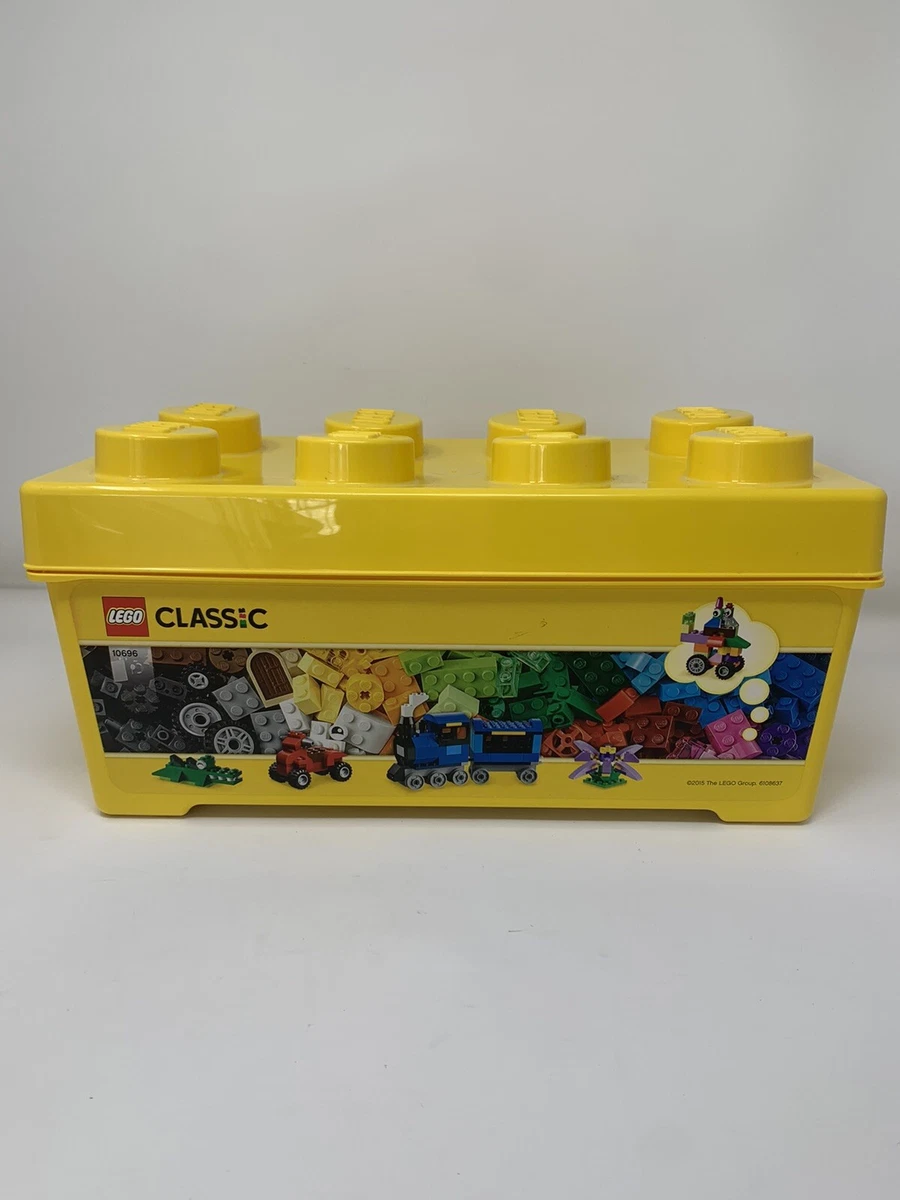 LEGO Storage Box Large with Lid, Yellow